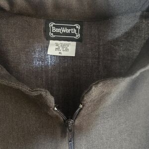 BonWorth Vintage Brown Zip-Up Jacket